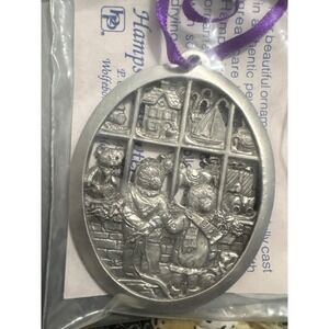 Hampshire Pewter 1995 Christmas Wishes Toy Store Window Ornament Vintage NIB